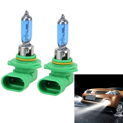 2 ชิ้น 9005 หลอดไฟฮาโลเจน 12V 100W 2400 LM 5000K แสงสีขาวอุ่น, 9005