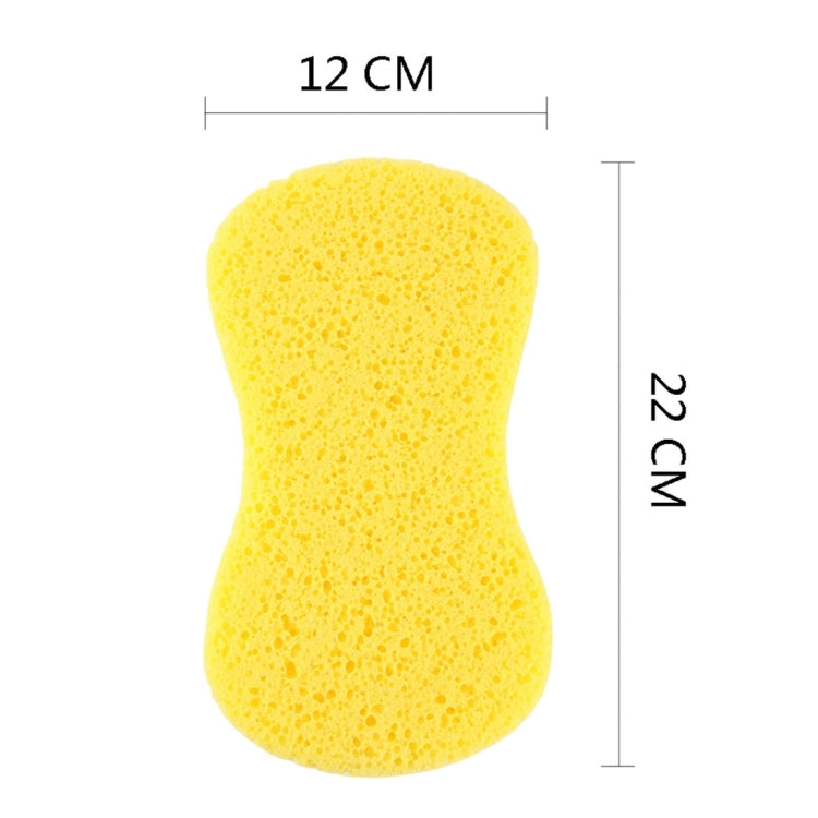 5 ชิ้นฟองน้ำทำความสะอาดในครัวเรือนฟองน้ำล้างรถสีเหลืองพร้อม Macropores, 5 PCS Macropores Cleaning Sponge