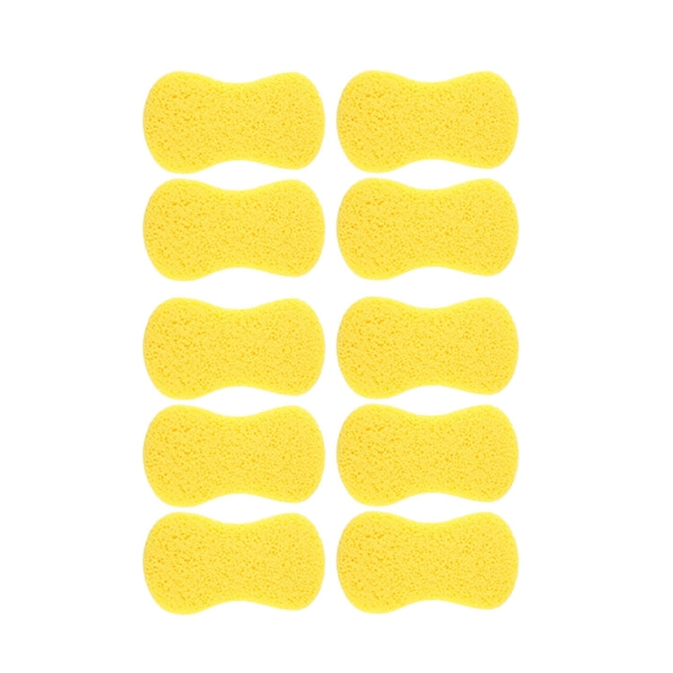 5 ชิ้นฟองน้ำทำความสะอาดในครัวเรือนฟองน้ำล้างรถสีเหลืองพร้อม Macropores, 5 PCS Macropores Cleaning Sponge