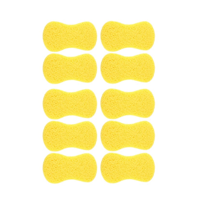 5 ชิ้นฟองน้ำทำความสะอาดในครัวเรือนฟองน้ำล้างรถสีเหลืองพร้อม Macropores, 5 PCS Macropores Cleaning Sponge