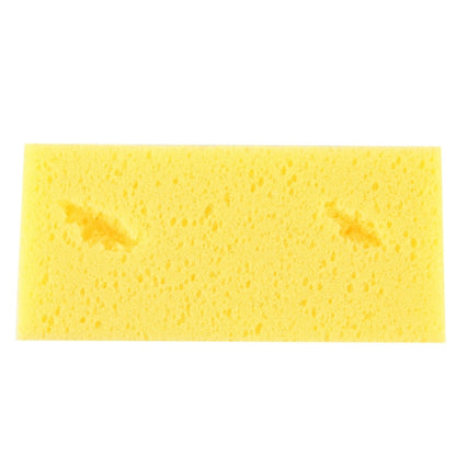 คาร์แคร์สวมทนฟองน้ำนุ่มสีน้ำตาลล้างรถแผ่นทำความสะอาด (สีเหลือง), 5 PCS Wash Cleaning Pad(Yellow)