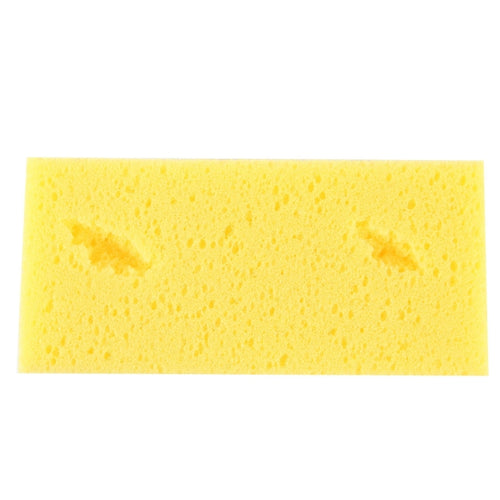 คาร์แคร์สวมทนฟองน้ำนุ่มสีน้ำตาลล้างรถแผ่นทำความสะอาด (สีเหลือง), 5 PCS Wash Cleaning Pad(Yellow)