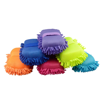 KANEED Ultrafine Fiber Chenille Anthozoan ถุงมือล้างรถอเนกประสงค์ Magic Car Brush (การจัดส่งสีแบบสุ่ม), Car Washing Gloves