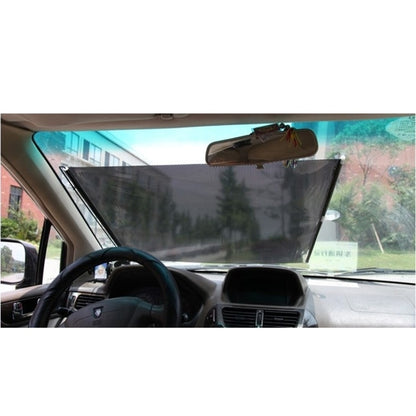 ม่านบังแดดรถยนต์แบบพับได้ ขนาด 125 x 58ซม, 125 x 50cm Foldable Car Insulation Curtain
