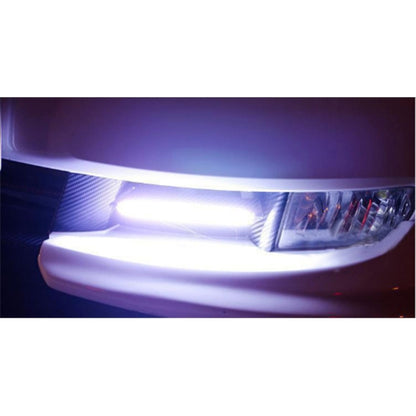2 ชิ้น 6 วัตต์ 400 LM 6000 พัน DRL ซังแถบแสงสีขาวรถแหล่งกำเนิดแสงกันน้ำไฟวิ่งกลางวัน, DC 12 โวลต์, White Light+6W 400LM/6000K