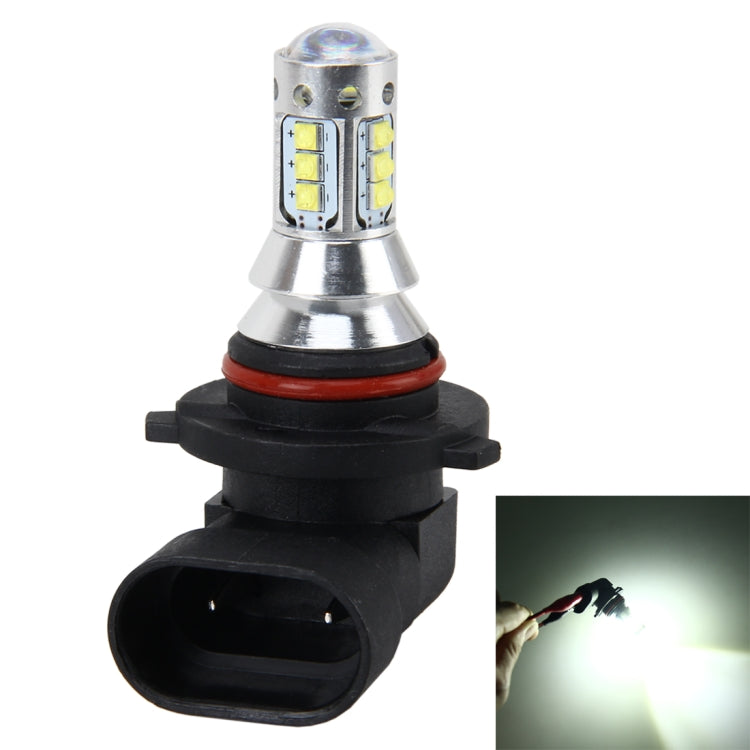 9006 50W 500 LM 6000K ไฟตัดหมอกรถยนต์พร้อมหลอดไฟ CREE 16 ดวง DC 12V-24V, 9006