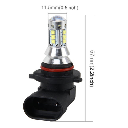 9006 50W 500 LM 6000K ไฟตัดหมอกรถยนต์พร้อมหลอดไฟ CREE 16 ดวง DC 12V-24V, 9006