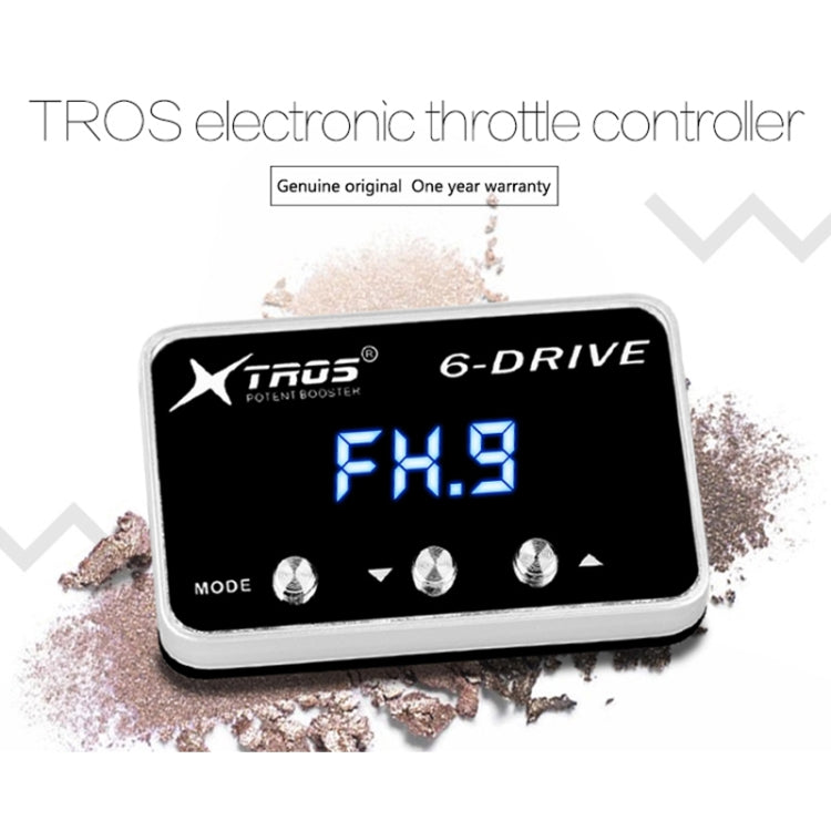 TROS TS-6Drive Potent Booster ตัวควบคุมคันเร่งอิเล็กทรอนิกส์สำหรับ Porsche Carrera (991) 2011-2019, For Porsche Carrera (991) 2011-2019