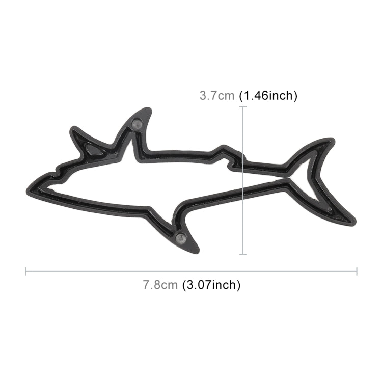 สติกเกอร์ตกแต่งตัวถังโลหะรูปปลาฉลาม, Shark Shape