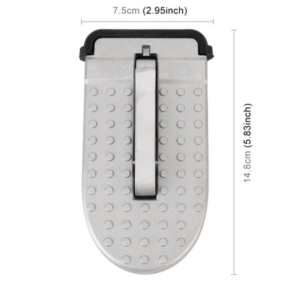แผ่นรองเหยียบบันไดข้างประตูรถยนต์แบบมัลติฟังก์ชั่น, Pedals Pads (Silver)
