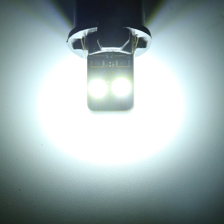 2 ชิ้น T10 / W5W / 168/194 DC12V / 1.6W / 6000K / 130LM 4LEDs ไฟ LED กวาดล้างรถ SMD-3030 พร้อมตัวถอดรหัส, 4LEDs SMD-3030