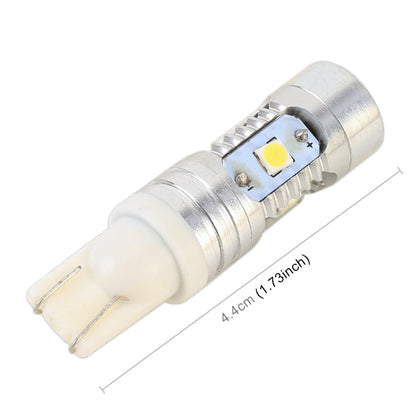 2 ชิ้น T10 / W5W / 168/194 DC12V / 4.5W / 6000K / 360LM 6LEDs SMD-3030 ไฟกวาดล้างรถยนต์พร้อมไฟเลนส์โปรเจคเตอร์, 6LEDs SMD-3030 , with Projector Lens Light
