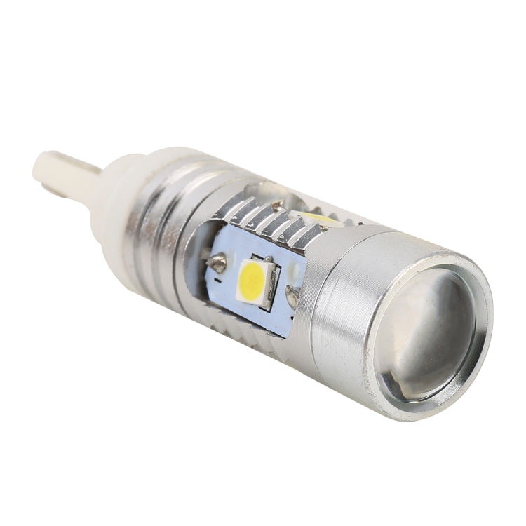 2 ชิ้น T10 / W5W / 168/194 DC12V / 4.5W / 6000K / 360LM 6LEDs SMD-3030 ไฟกวาดล้างรถยนต์พร้อมไฟเลนส์โปรเจคเตอร์, 6LEDs SMD-3030 , with Projector Lens Light