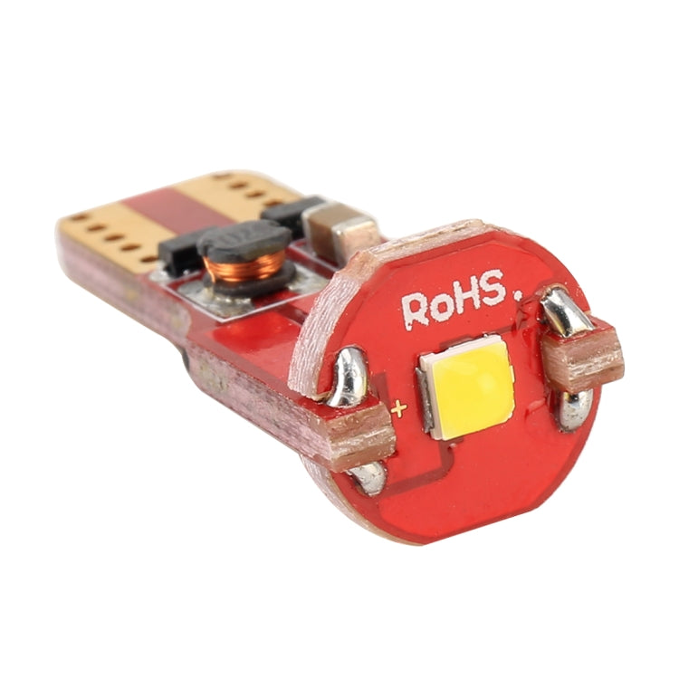 2 ชิ้น T10 / W5W / 168/194 DC12V / 1.6W / 6000K / 130LM 3LEDs SMD-3030 รถสีแดงคณะกรรมการไฟกวาดล้าง, 3LEDs SMD-3030
