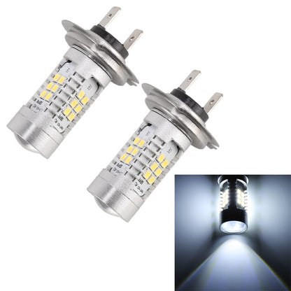 2 PCS H7-2835 10.5W 780LM 6500K 21 SMD 2835 LEDs ไฟหน้ารถ DRL, DC 12~24V, H7