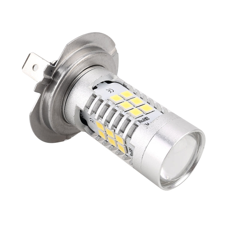 2 PCS H7-2835 10.5W 780LM 6500K 21 SMD 2835 LEDs ไฟหน้ารถ DRL, DC 12~24V, H7