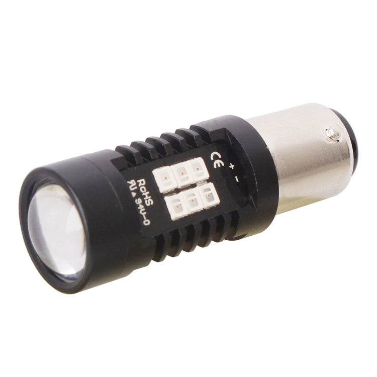 2 ชิ้น 10.5 วัตต์ 1157-2835-21smd สีแดง LED รถ ไฟเบรกไฟท้ายหลอดไฟ DC 12-24 โวลต์, 1157