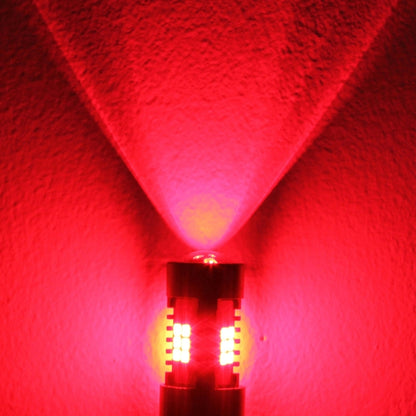 2 ชิ้น 10.5 วัตต์ 1157-2835-21smd สีแดง LED รถ ไฟเบรกไฟท้ายหลอดไฟ DC 12-24 โวลต์, 1157