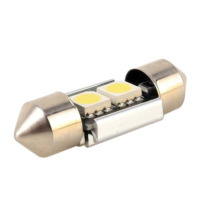 10 ชิ้น 31 มม. DC12V / 1.7W / 7000K / 70LM 2LEDs SMD-5050 โคมไฟอ่านหนังสือในรถยนต์, 31mm, 2LEDs SMD-5050