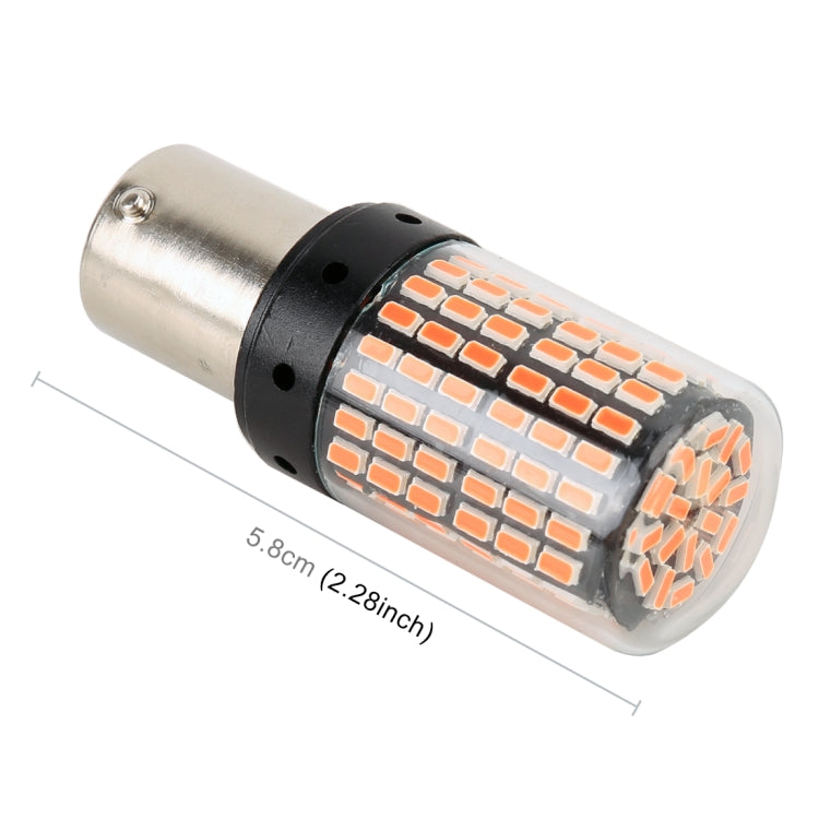 2 ชิ้น 1156 / BAU15S DC12V / 18W / 1080LM ไฟเลี้ยวรถยนต์อัตโนมัติพร้อมหลอดไฟ SMD-3014, 1156 / BAU15S