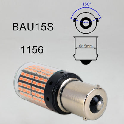 2 ชิ้น 1156 / BAU15S DC12V / 18W / 1080LM ไฟเลี้ยวรถยนต์อัตโนมัติพร้อมหลอดไฟ SMD-3014, 1156 / BAU15S