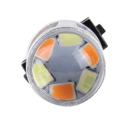 2 ชิ้น T20/7443-42LED 20W 21*2835W+21*2835Y ไฟเลี้ยวสีขาว + เหลืองพร้อม Len.กระแสตรง 12-24V, T20