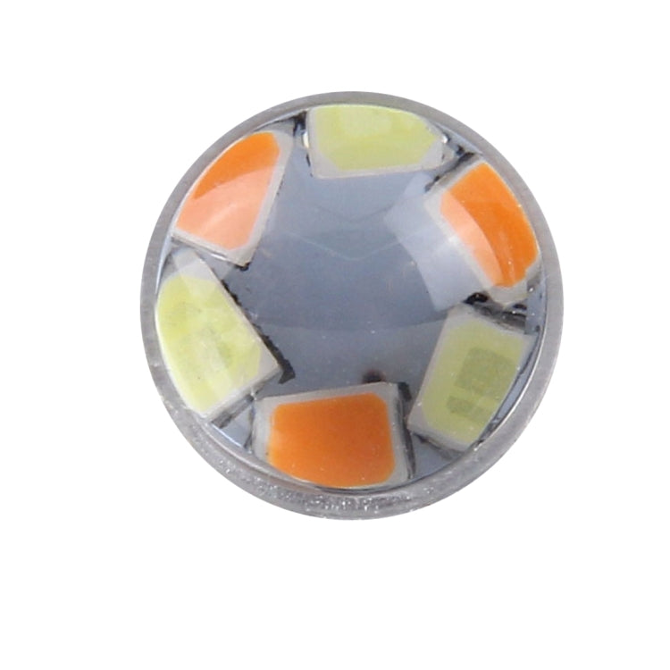 2 ชิ้น T25/3157 10 วัตต์ 1000 LM 6000K ไฟเลี้ยวสีขาว + เหลืองพร้อมหลอดไฟ LED SMD-2835-LED 42 ดวงและเลนกระแสตรง 12-24V, T25 with 42 SMD-2835-LED Lamps