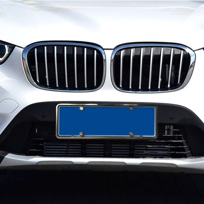 2 ชิ้นป้ายทะเบียนรถยนต์อลูมิเนียมอัลลอยด์ยึดกรอบยึดยืนเมา (สีเงิน), Aluminium Alloy Bracket