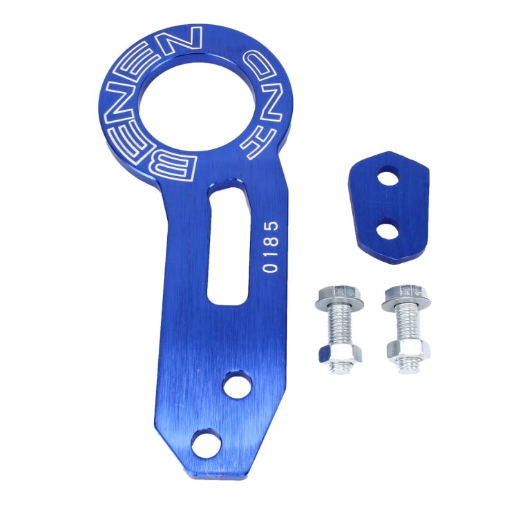 Benen อลูมิเนียมอัลลอยด์ด้านหลังลากจูงตะขอพ่วงแหวนสำหรับ Universal Car Auto พร้อมสกรูสองรู, Blue, Black, Gold, Purple, Red, Silver