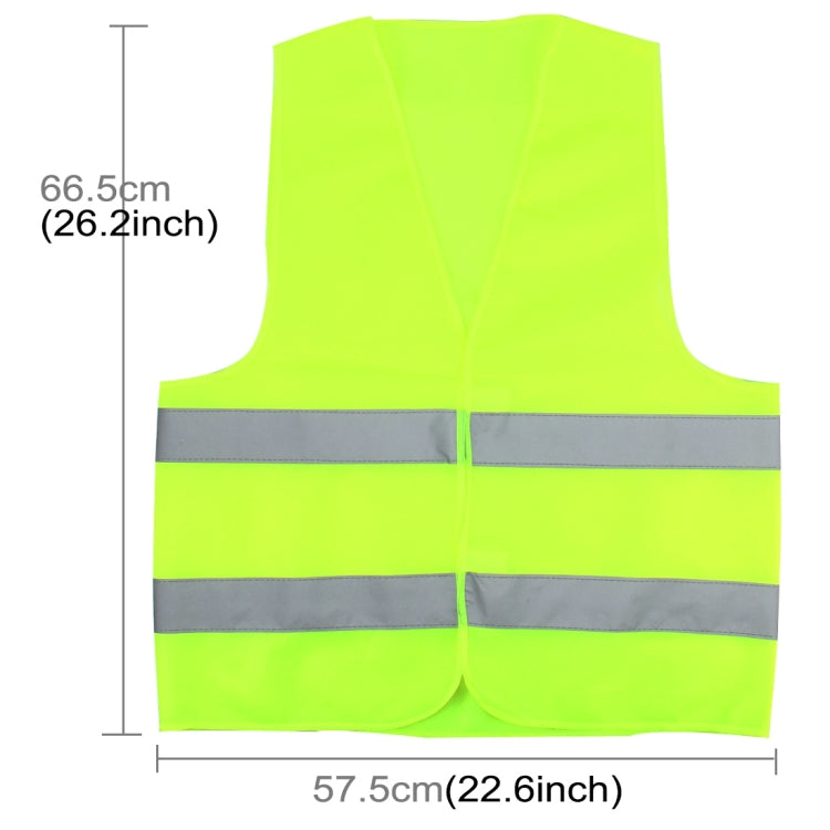 XL เสื้อสะท้อนแสงเรืองแสงผ้านิรภัยขับรถโรงเรียนก่อสร้างคำเตือนความปลอดภัยการจราจรผ้าทำงาน, XL Vest