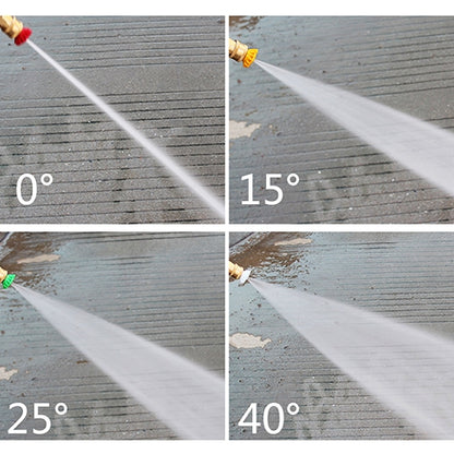 เครื่องฉีดน้ำแรงดันสูงปืนฉีดน้ำแรงดันสูงหัวฉีดเจ็ทอุปกรณ์เสริมเครื่องซักผ้ามุมหัวฉีด: รูใหญ่ 0 องศาสีน้ำเงิน, Nozzle Angle: 0 Degree Big Hole, Blue