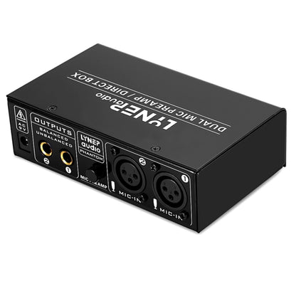 LINEPAUDIO A961 2-Channel เครื่องขยายเสียงไมโครโฟนกีตาร์ไฟฟ้าเครื่องขยายเสียงเบสไฟฟ้า, A961