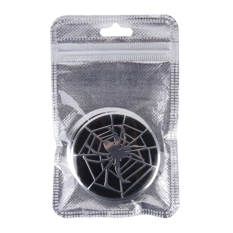 4 ชิ้นแมงมุมโลหะรถสติ๊กเกอร์ดุมล้อหมวกศูนย์ปกตกแต่ง, Spider