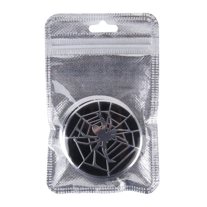 4 ชิ้นแมงมุมโลหะรถสติ๊กเกอร์ดุมล้อหมวกศูนย์ปกตกแต่ง, Spider