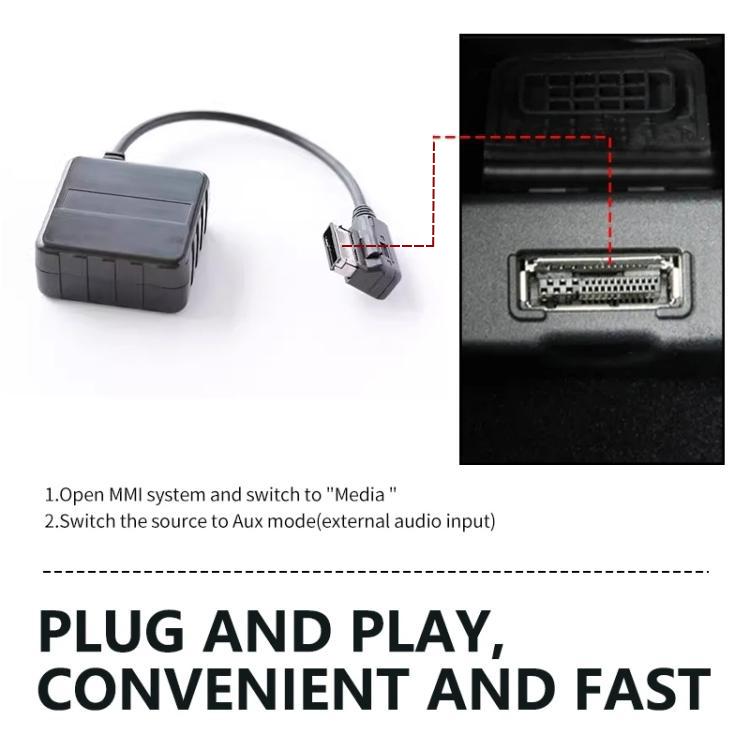 รถไร้สาย MMI 3G + Bluetooth AUX Audio ชุดสายไฟสำหรับ Audi AMI/Volkswagen MDI, For Audi AMI / Volkswagen MDI
