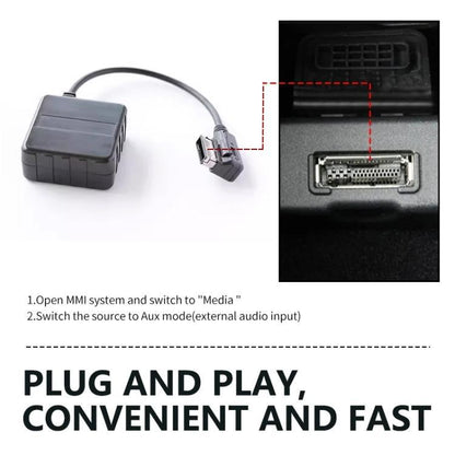 รถไร้สาย MMI 3G + Bluetooth AUX Audio ชุดสายไฟสำหรับ Audi AMI/Volkswagen MDI, For Audi AMI / Volkswagen MDI