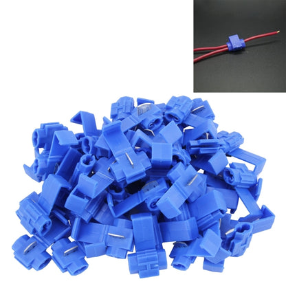 50 ชิ้น Quick Splice Solderless ลวด ขั้วต่อเทอร์มินัล, Blue