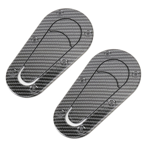 2 ชิ้นรถเลียนแบบเครื่องยนต์ล็อคร่างกายสติกเกอร์ตกแต่ง, Lock Body Sticker
