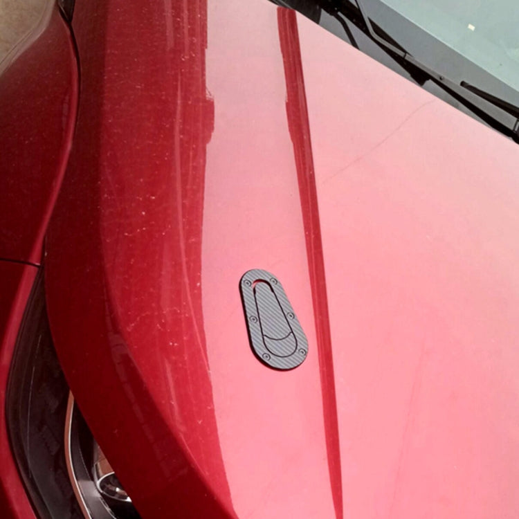 2 ชิ้นรถเลียนแบบเครื่องยนต์ล็อคร่างกายสติกเกอร์ตกแต่ง, Lock Body Sticker