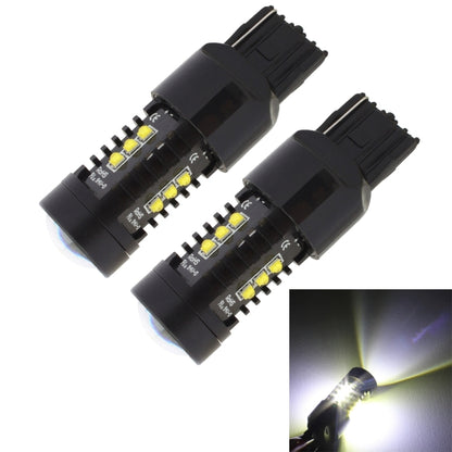 2 ชิ้น MZ 10 วัตต์ 1080LM 5500 พัน 7440 12 XB-D LED รถย้อนกลับไฟ T20 ไฟท้ายสำรองไฟท้ายรถที่จอดรถ DRL เบรกไฟที่จอดรถ, DC 12-24 โวลต์, 7440