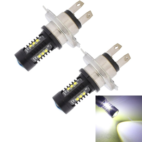 2 ชิ้น MZ 10W 1080 LM 5500K H4 12 XB-D LED ไฟหน้ารถโคมไฟขับรถ, DC 12-24V, H4 10W