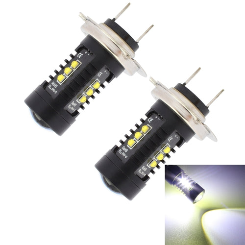 2 ชิ้น MZ 10 วัตต์ 1080LM 5500 พัน H7 12 XB-D LED รถด้านหน้าหมอกไฟรถหมอกรถอัตโนมัติไฟวิ่งกลางวัน, DC 12-24 โวลต์, H7
