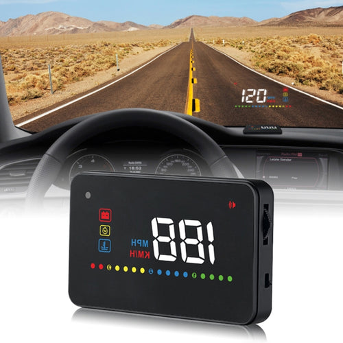 A200 OBD2 3.5 นิ้วระบบรักษาความปลอดภัยจอแสดงผล Head Up ที่ติดตั้งบนยานพาหนะ, รองรับความเร็วรถ / การแสดงความเร็วรอบเครื่องยนต์ / อุณหภูมิของน้ำ / แรงดันไฟฟ้า, A200