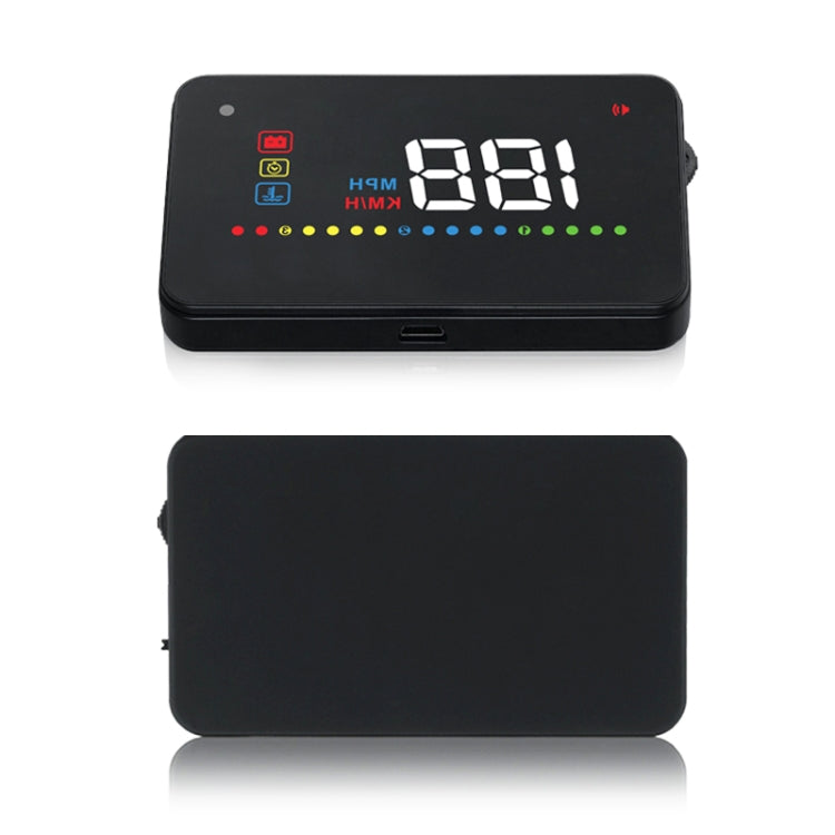 A200 OBD2 3.5 นิ้วระบบรักษาความปลอดภัยจอแสดงผล Head Up ที่ติดตั้งบนยานพาหนะ, รองรับความเร็วรถ / การแสดงความเร็วรอบเครื่องยนต์ / อุณหภูมิของน้ำ / แรงดันไฟฟ้า, A200