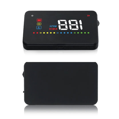 A200 OBD2 3.5 นิ้วระบบรักษาความปลอดภัยจอแสดงผล Head Up ที่ติดตั้งบนยานพาหนะ, รองรับความเร็วรถ / การแสดงความเร็วรอบเครื่องยนต์ / อุณหภูมิของน้ำ / แรงดันไฟฟ้า, A200