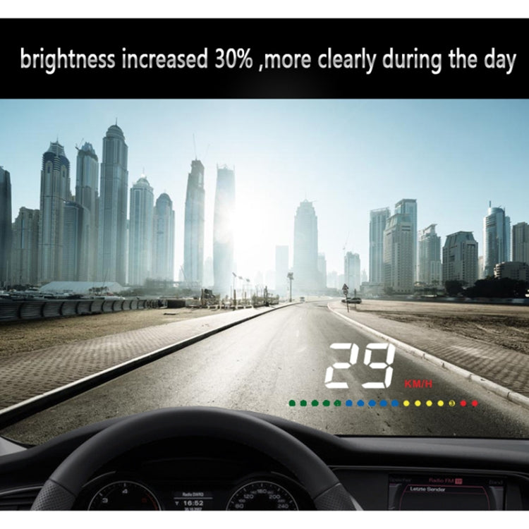 A200 OBD2 3.5 นิ้วระบบรักษาความปลอดภัยจอแสดงผล Head Up ที่ติดตั้งบนยานพาหนะ, รองรับความเร็วรถ / การแสดงความเร็วรอบเครื่องยนต์ / อุณหภูมิของน้ำ / แรงดันไฟฟ้า, A200