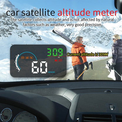 Q5 GPS ระบบรักษาความปลอดภัยจอแสดงผล Head Up ที่ติดตั้งบนยานพาหนะขนาด 4 นิ้วรองรับความเร็วและทิศทางและระยะทาง / กิโลเมตรในการขับขี่ /, Q5