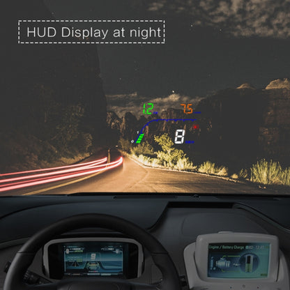 T100 OBD2 ระบบรักษาความปลอดภัยจอแสดงผล Head Up ที่ติดตั้งบนยานพาหนะขนาด 4 นิ้วรองรับความเร็วของรถ / การแสดงความเร็วรอบเครื่องยนต์ / การสิ้นเปลืองน้ำมันเชื้อเพลิงทันที / การตรวจจับและกำจัดรหัสข้อผิดพลาด, T100