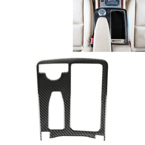 รถไดรฟ์ซ้ายถ้วยน้ำแผงคาร์บอนไฟเบอร์สติกเกอร์ตกแต่งสำหรับ Mercedes-Benz W204, Water Cup Panel