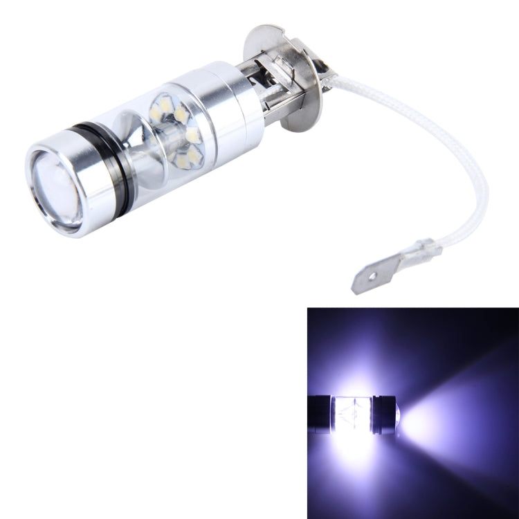 H3 100W 850 LM 7000K 20 SMD-2828-LEDs ไฟตัดหมอกรถยนต์, DC 12-24V, H3